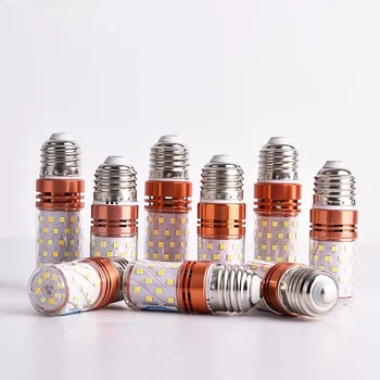 Best Selling Led Luminaires High Brightness Lampe 12W 16W E27 E14 3colors Dimmable Aluminum LED Corn Bulbs for Chandelier Decor