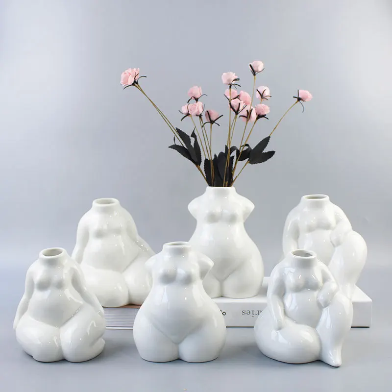 Details about   Bust Statue Tabletop Home Decor Flower Pot Vase Ceramic Art Nude Female Body 