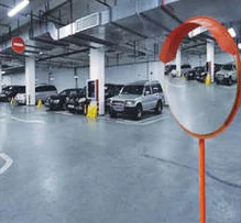 Hot Sale White Orange Clear Convex Road Turn Mirror Essential Roadway Product manufacture