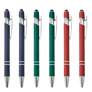 Custom Logo Promotional Novelty Sports Metal for Stylus Ballpoint Pen 0.5mm Writing Width Durable Metal Body for Gifts