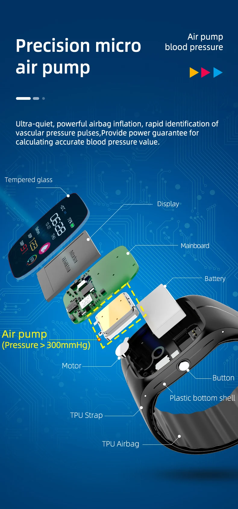 P20 Smart Watch Air Pump Blood Pressure (4).jpg