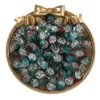 Bursting Glass Beads - Black, Green, Brown