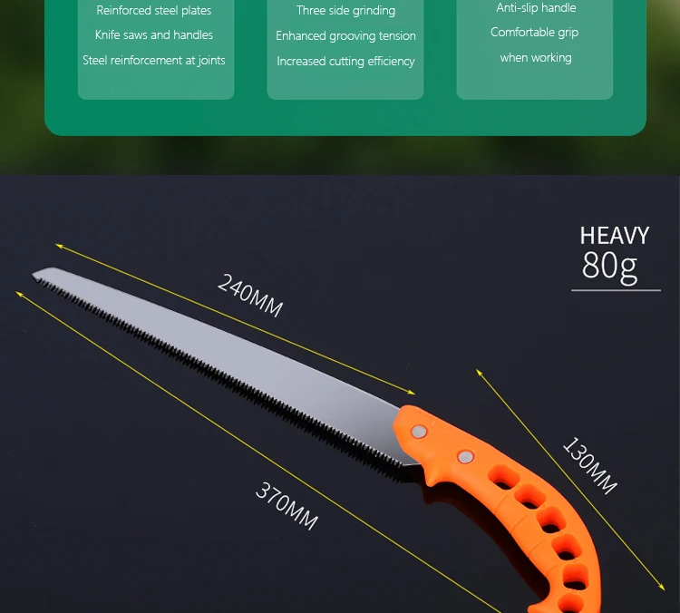 SK4 Steel Manual Gardening Hand Tools Saw For Landscaping Areas