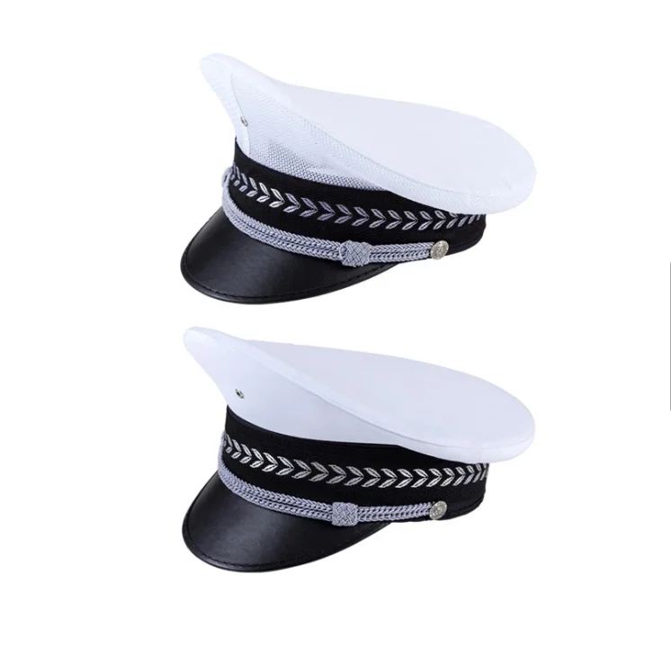 traffic police white hat