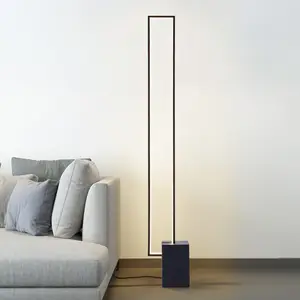 Modern 45W Antique Iron LED Floor Lamp Metal Standing Light for Bedroom & Living Room Reading Corner LED Lighting