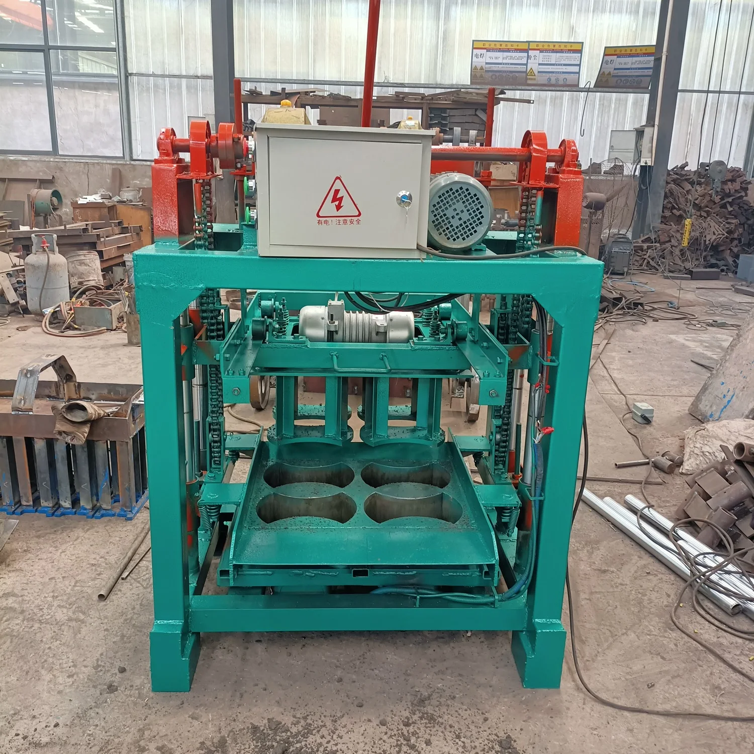 Semiautomatic Machine For Making Cement Blocks Making Machine Concrete