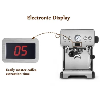 Coffee Timer-Espresso Mini Digital Alarm Clock