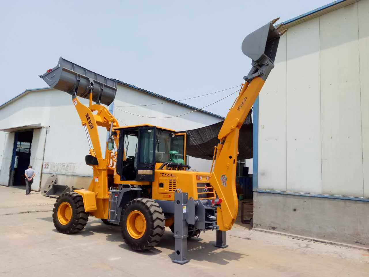 Loader Digging Front-loading and Post-digging Loaders United States Canada Excavators ...