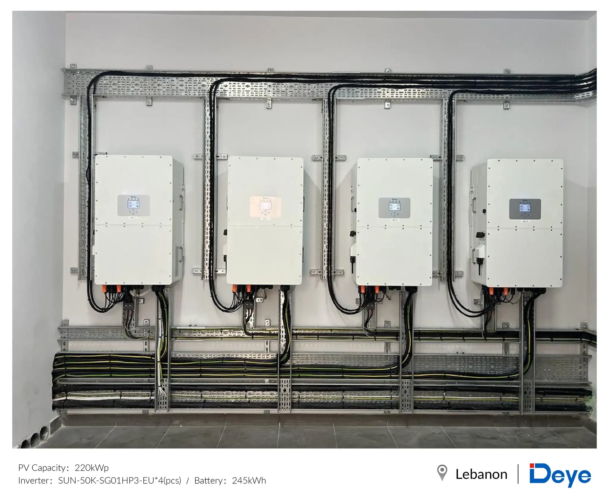 Deye Hybrid Inverter 50kW - Efficient 3 Phase DC/AC Solar Power Hybrid ...