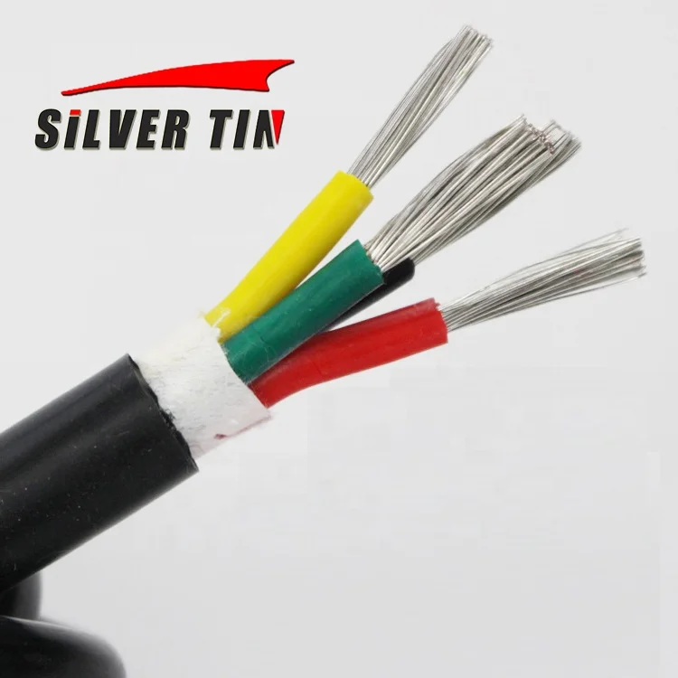 ZHaonan-Copper Wire Multi-core Parallel Silicone Wire 2P-14P 30awg 26-22AWG High Temperature Resistant Cable Replacement Parts Length : 2p 10 Meters, Specification : 24 AWG