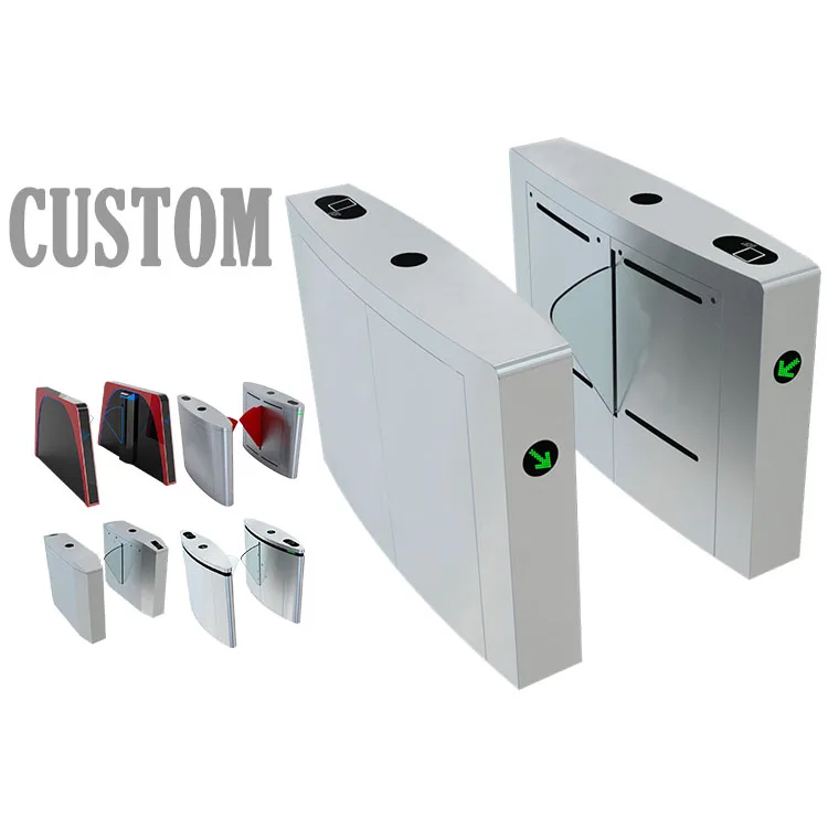 Wireless Door Access Control Rf Electronic Security Semi-Automatic Gate With Flap