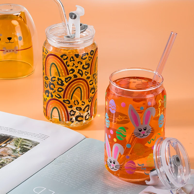 Wholesale Custom Print 16oz 20oz Drinking Glassware Coffee Beer Glass