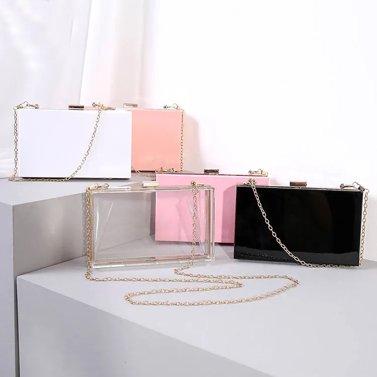 Wholesale Trendy Party Acrylic Transparent Bag Acrylic Colorful Evening Bag  Clear Box Clutch - Buy Wholesale Trendy Party Acrylic Transparent Bag  Acrylic Colorful Evening Bag Clear Box Clutch Product on