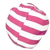 Large 24-inch fuchsia striped