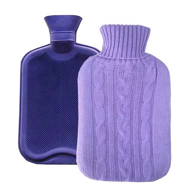 Great Rubber Knitted Cover Hot Water Bottle