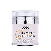 Wholesale Whitening Vitamin C Night Face Glow Boosting Lightweight Cream Moisturizer