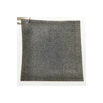 LXJX1877 2022 Plain Weave Fabrics Black Natural Flax Soft Fabric Textile 63% Cotton 37% Linen Sofa Fabric