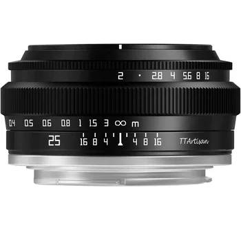 TTArtisan 25mm F2 APS-C Wide-Angle Large Aperture Manual Fixed Lens for E/X/M/RF/Z/M43/L Mount Camera Len detail image