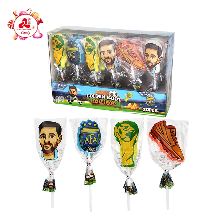 Golden Boot lollipop