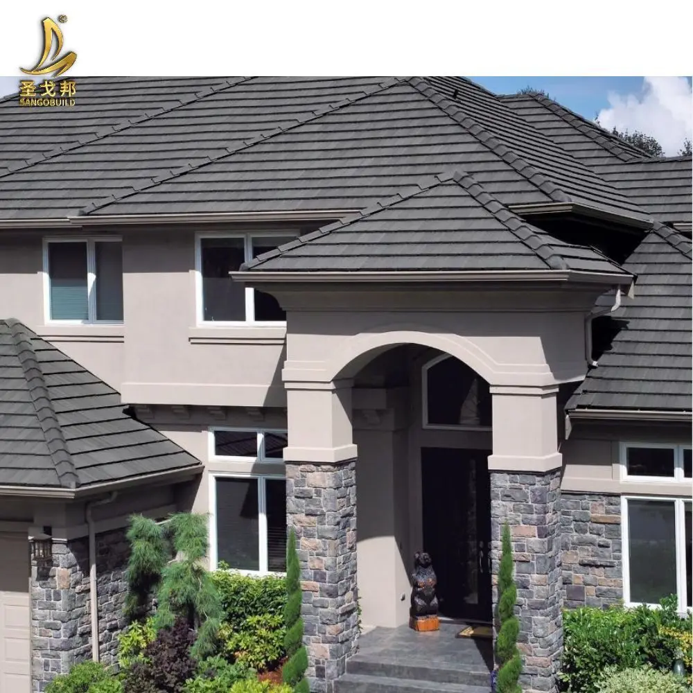 Легкие кровельные материалы с каменным покрытием суданская гофрированная сталь Цинковый кровельный лист Замбия Металлическая Кровельная Черепица