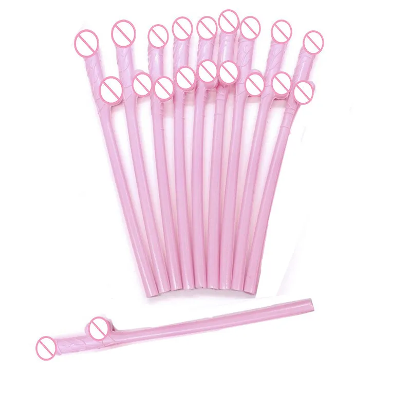 Dropship 10Pcs Drinking Penis Straws Bride Shower Sexy Hen Night