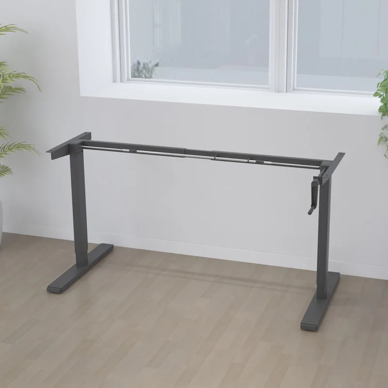 Metal Office Lift Table Computer Standing Desk Motorized Frame Height