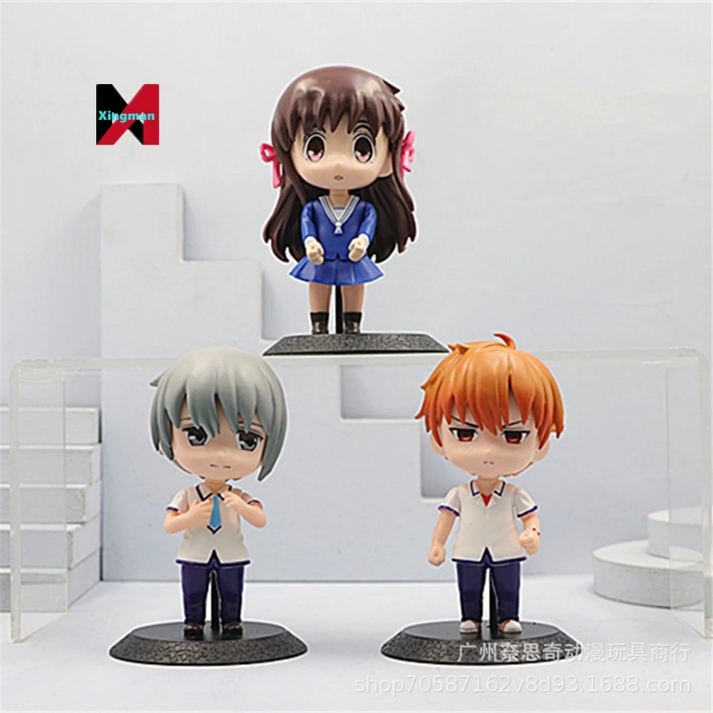 Wholesale 3PCS SET Q Version Toy Model Ornament FRUITS BASKET Anime Action  Figures From malibabacom