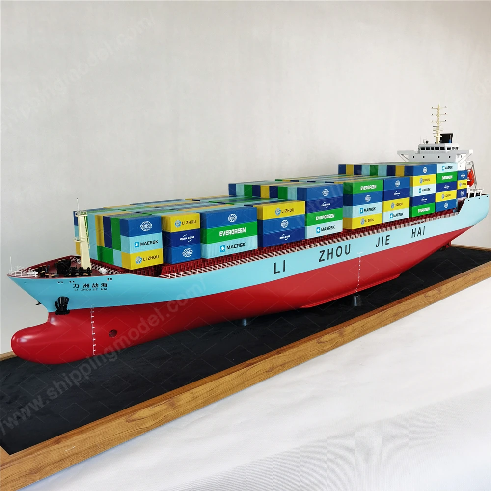 183cm container ship model Custom shipping model Mangalia shipyard O.A.S shipmodel