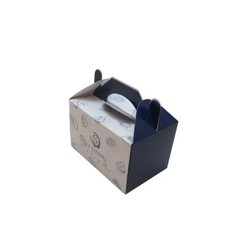 Manufacturers make cake boxes Portable window cake packaging carton 8 inch/10 inch high-end printing cake box