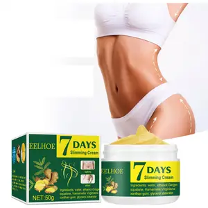 Eelhoe 30g/50g Ginger Fat Burning Cream Belly Fat Loss Slimming Body Fat Reduction Weight Loss Cream Massage Cream