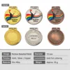 Rainbow Basketball Medal