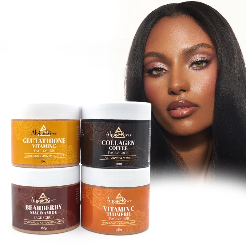 Exfoliating Body Scrub With Vitamin C Turmeric and Glutathione Brighten  Exfoliate Deep Cleanse and Fade Dark Spots