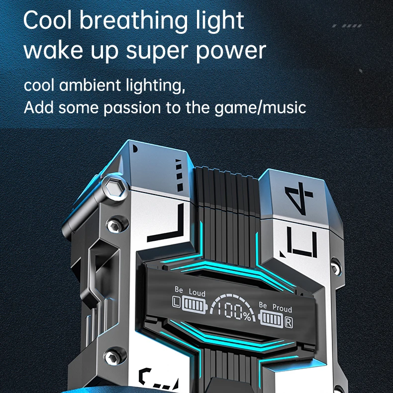 M45 Power Bank Zero Latency Gaming Tws Earbud & Inear Headphones True