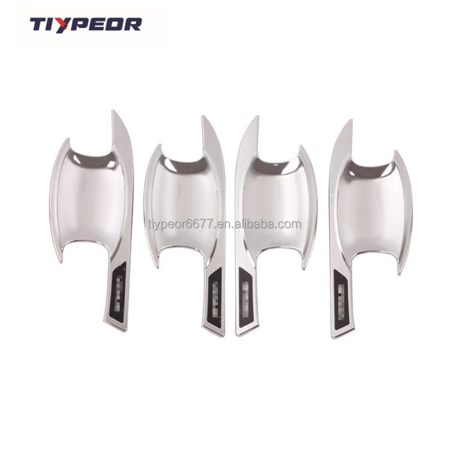 product tiypeor for hyundai venue 2019 door cup protector handle front fog lamp rear mirror gas tank cover decorative exterior trims kit752-5