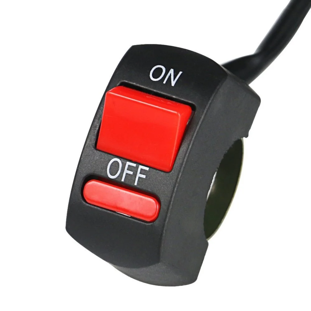 12V DC Universal On/Off Button for Motorcycles Bicycles LED Headlight ...