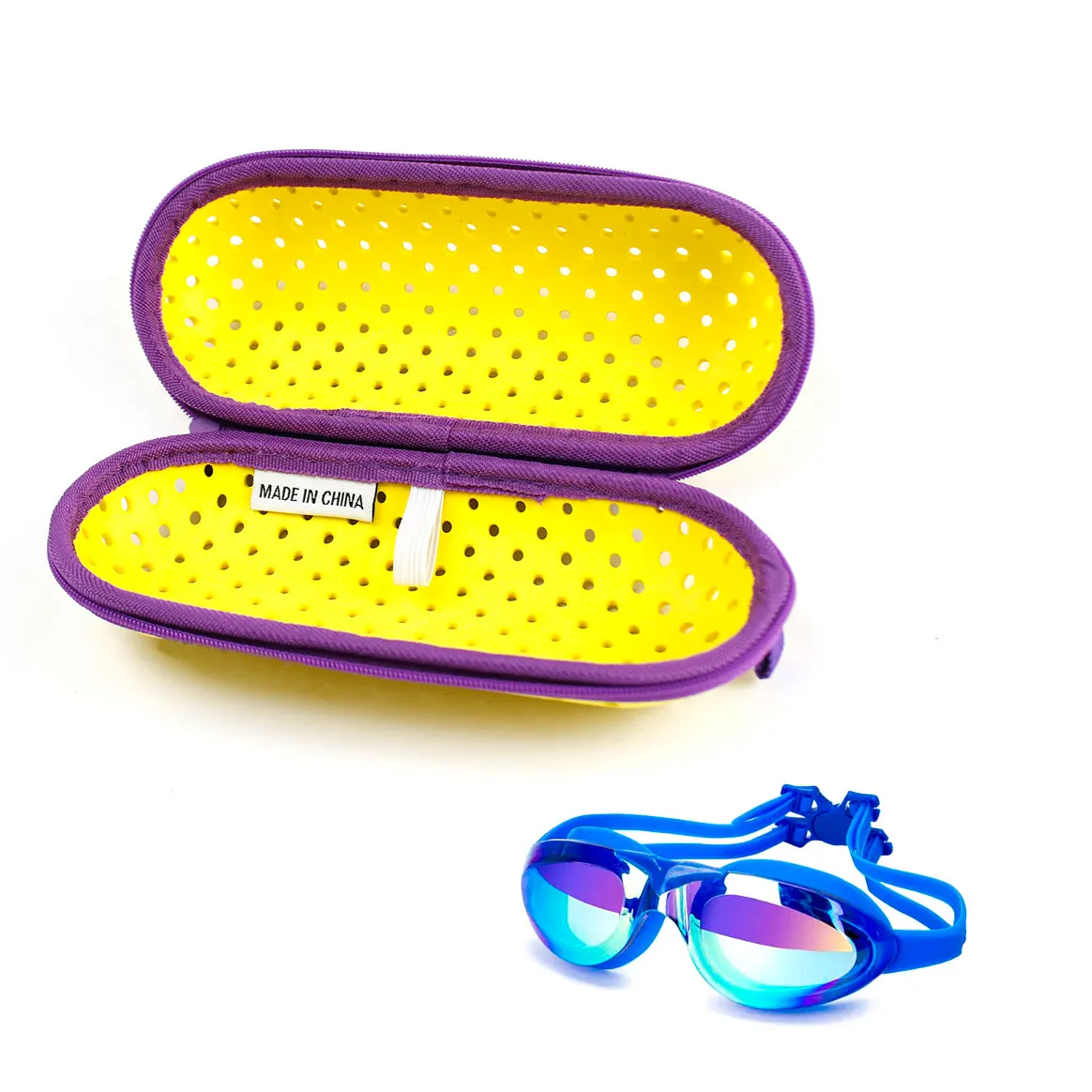 
2021 Custom silicone swim goggles racing case 