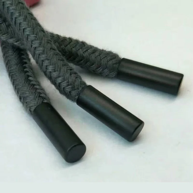 Custom Matte Metal Rubberized Swimsuit Aglets Printing logo for Hoodies
