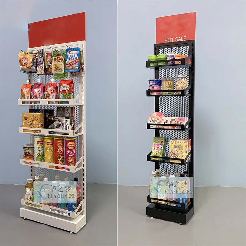 Wholesale Supermarket Retail Store Metal Shelves Display Racks Gridwall