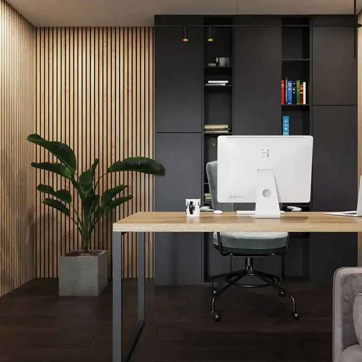 Popular Curved Soundproof Acoustic Ceiling Panels Wood Slat Acoustic Wall Panels for Office Building