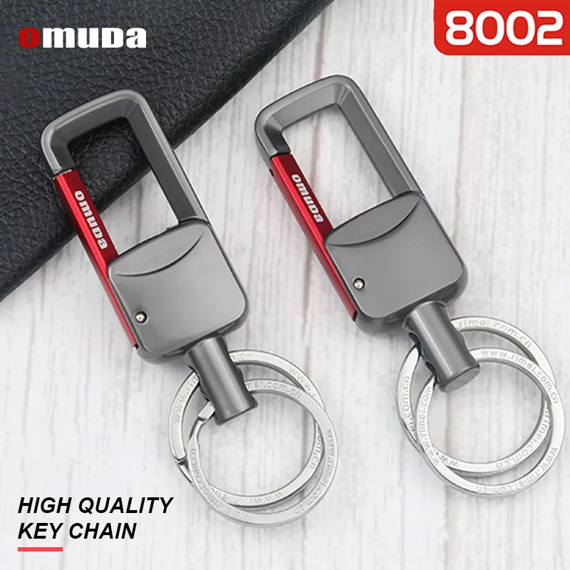 Omuda Hook Locking Metal Keychain - Detachable Carabiner Clip For Men & Women (Set Of 2)