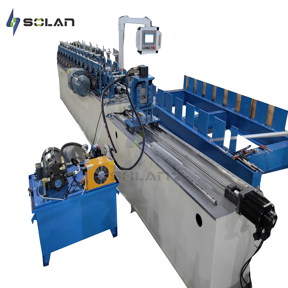 Customized Design Stud and Track Light Kneel Roll Forming Machine with PLC System details