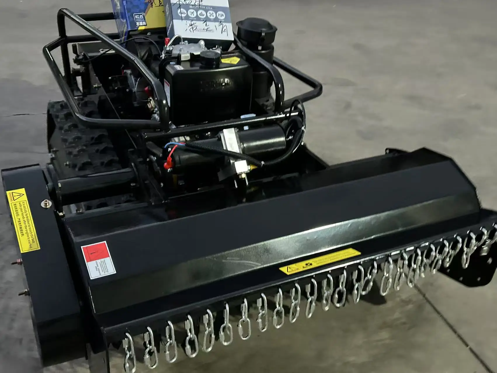 Industrial Automatic Robot Lawn Mower Remote Control Crawler Lawn Mower for All Terrain