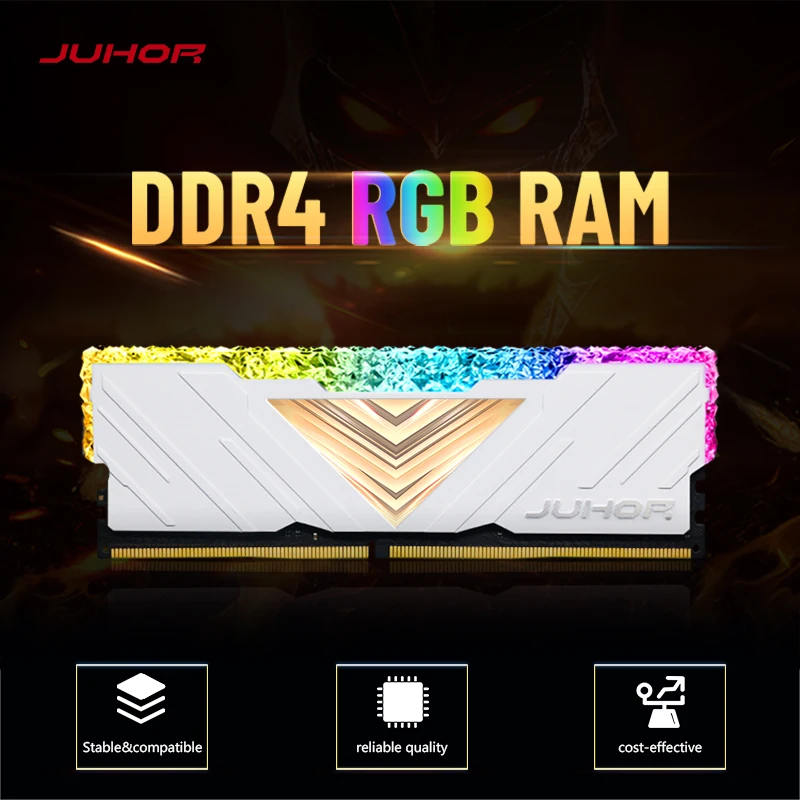 JUHOR DDR5-6000 16GB 2枚組 計32GB ホワイト RGB JUHOR DDR5-6000 16GB 2枚組 計32GB ホワイト RGB JUHOR DDR5-6000