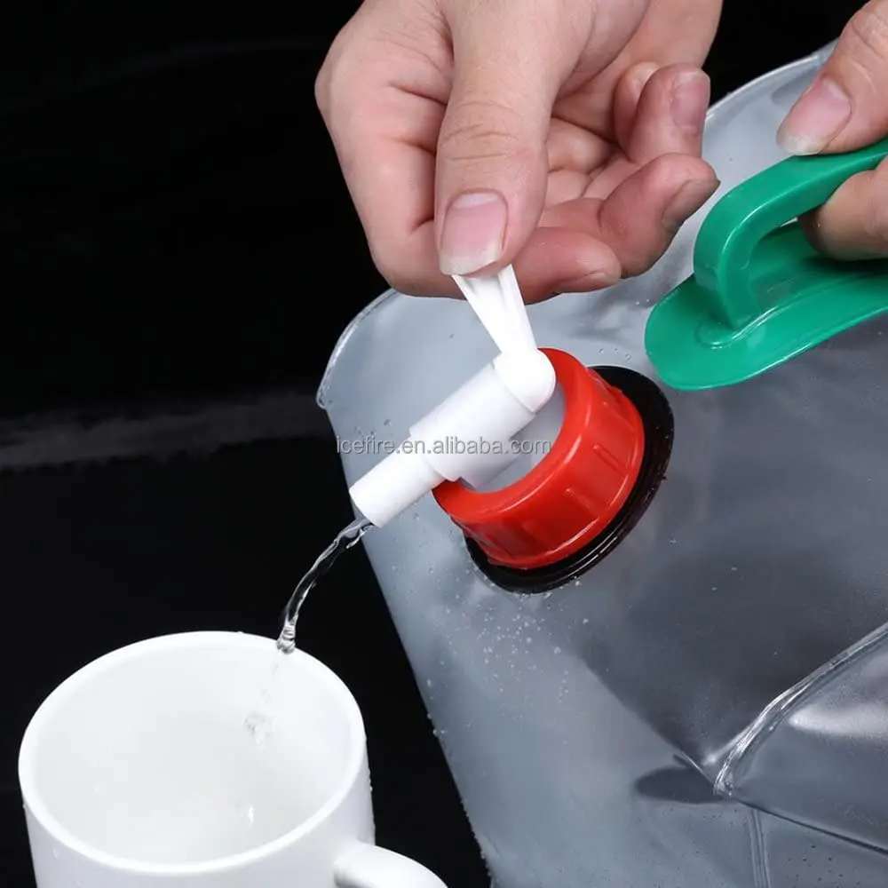 Water Container Cloth Outdoor Folding Collapsible Water Container 20l Pvc Water Bag ...