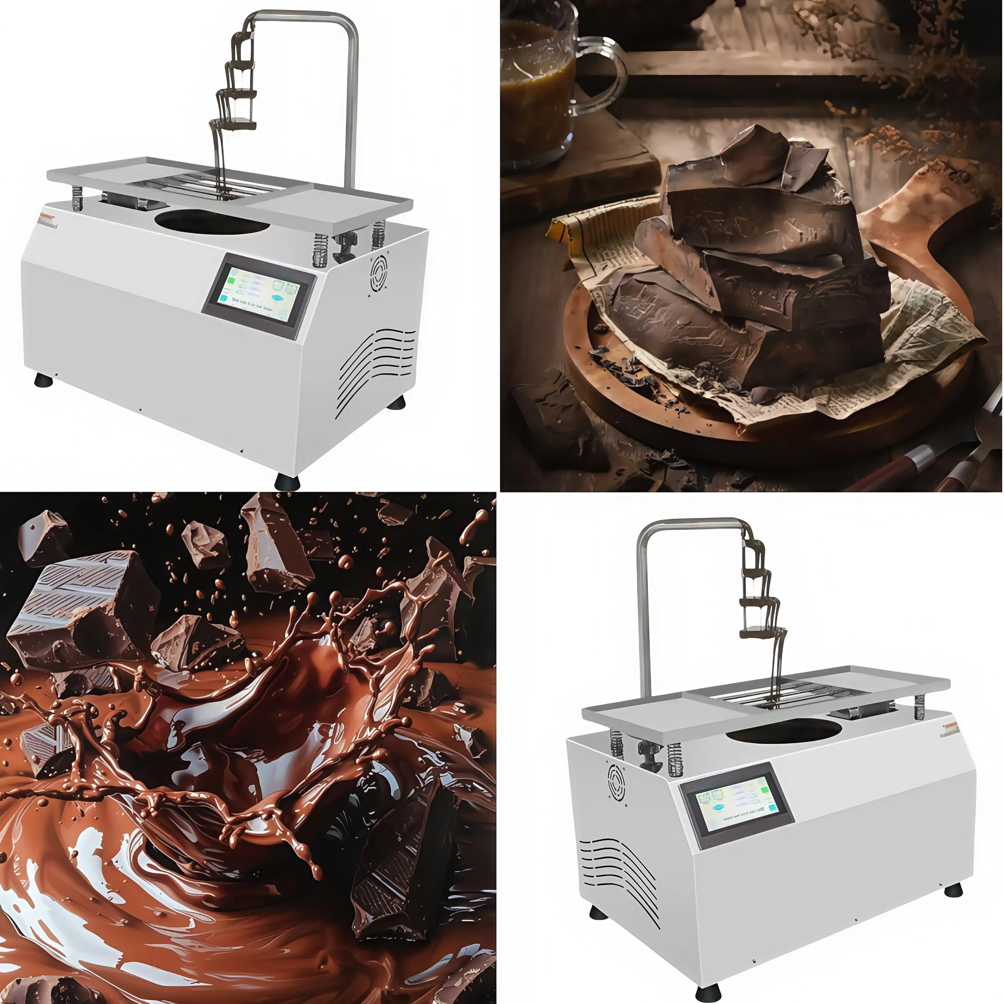 チョコレートメランジャー チョコレートメランジャーマシン、ココア豆加工用チョコレート粉砕混合
