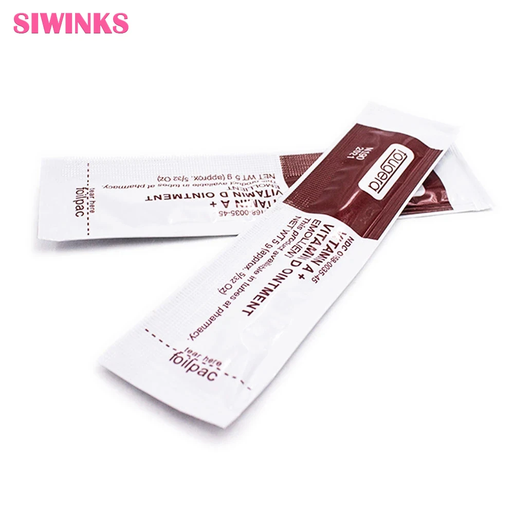 100 шт./пакет Fougera витамин мази с витаминами A и D Анти Шрам для уход за татуировкой восстанавливающий крем ремонта заживляющий