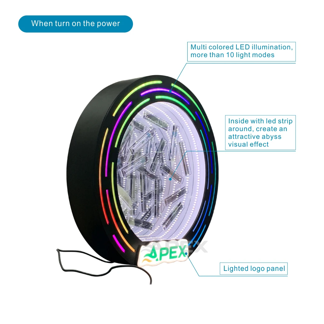 APEX Somke Display Stand Counter Top Smoke LED Acrylic Display| Alibaba.com