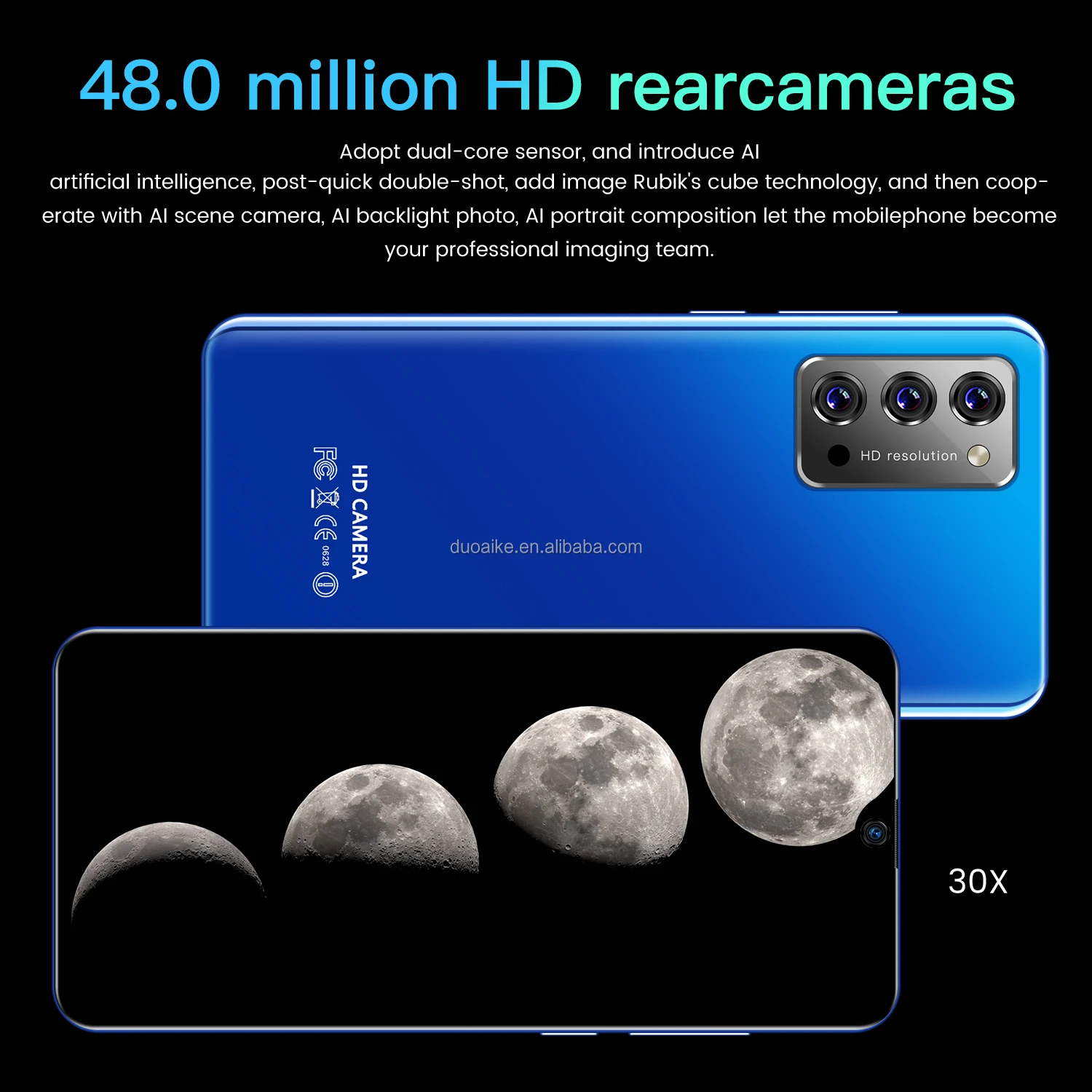 Hot Sale Original Note 30 Ultra 8+256gb Smartphone 6.7 Inch Full Screen ...