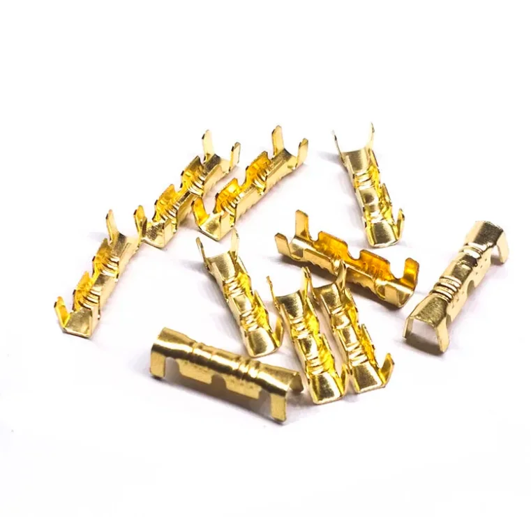 OEM Male Quick Splice Crimp Terminals Non Insulated Electrical Multi ...