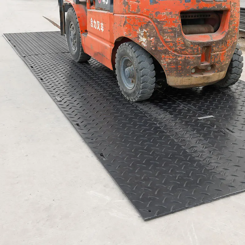 High Quality Ground Protection Mat Polyethylene Ground Sheet for Sale 4x8 Hdpe PE Engineering Durable 5 Million Xinxing 12.7 Mm